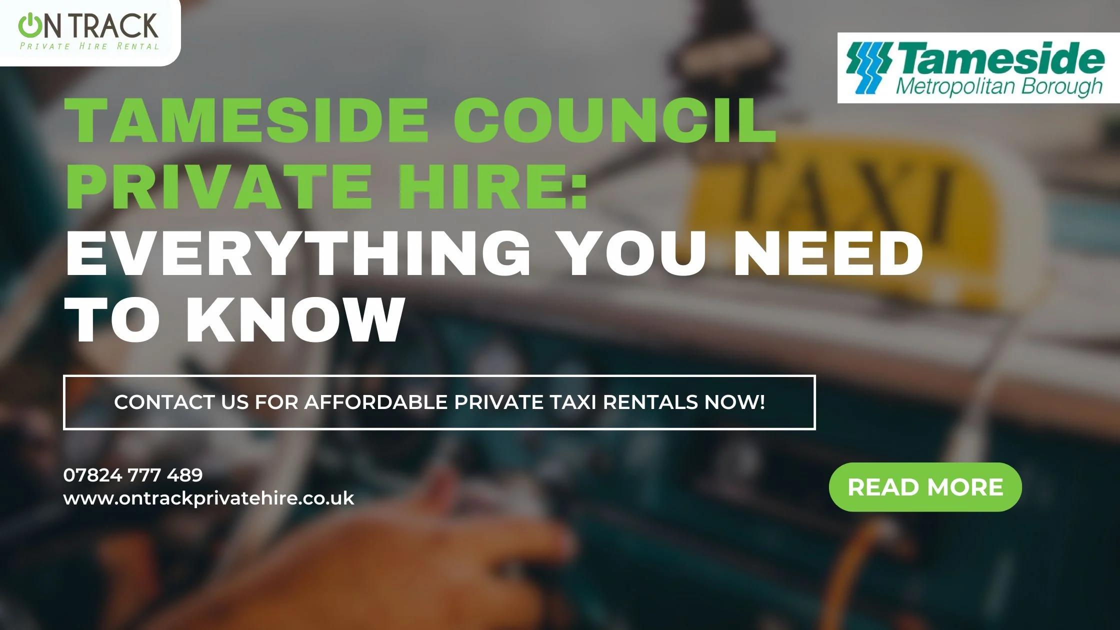 Tameside Council Private Hire: Everything You Need to Know