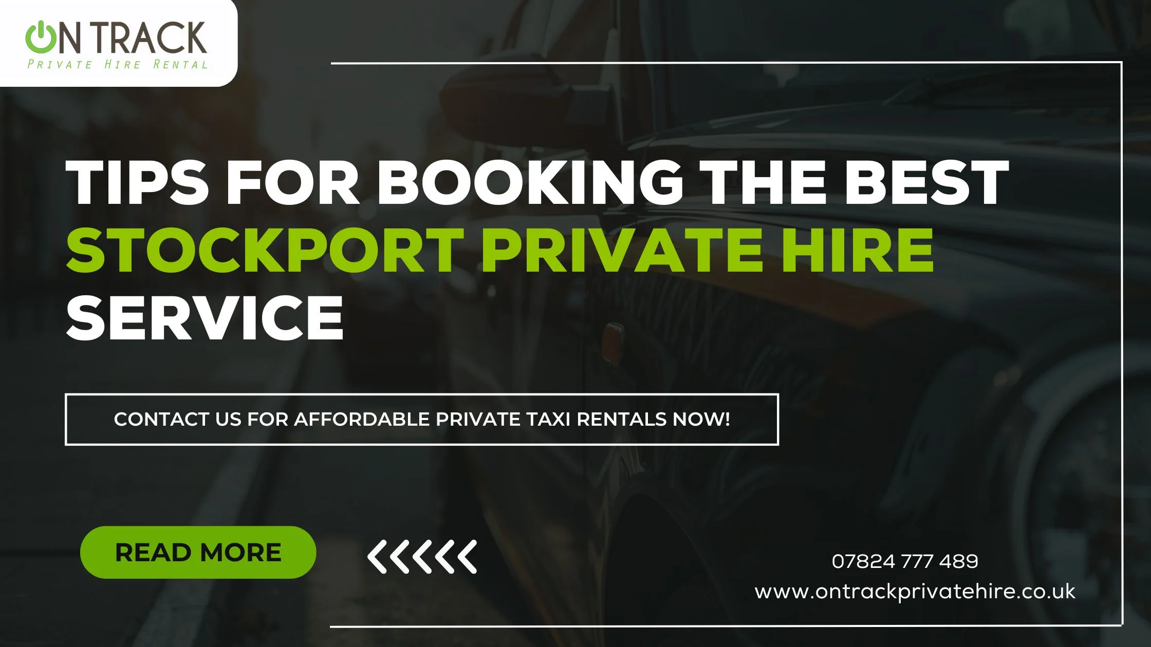 stockport private hire service