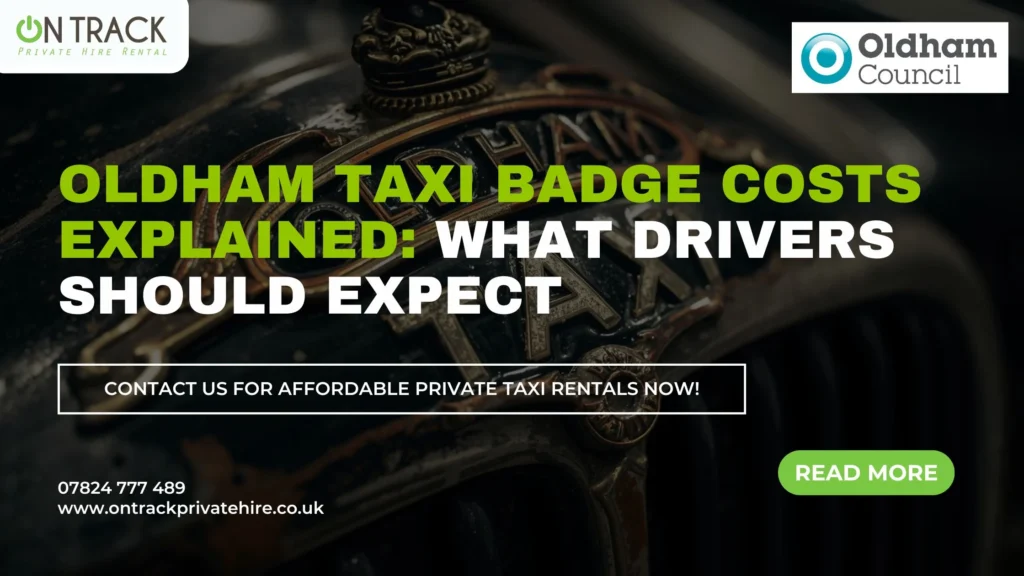 oldham taxi badge
